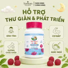 TPBVSK Kẹo dẻo Mary Ruths Kids Magnesium Calm Gummies, Hỗ Trợ Bình Tĩnh & Giấc Ngủ Cho Trẻ 60 Viên