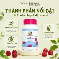 TPBVSK Kẹo dẻo Mary Ruths Kids Magnesium Calm Gummies, Hỗ Trợ Bình Tĩnh & Giấc Ngủ Cho Trẻ 60 Viên