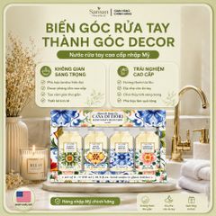 Nước Rửa Tay Casa Di Fiori Hand Soap Collection Mỹ Chai Thủy Tinh 4 Mùi Hương