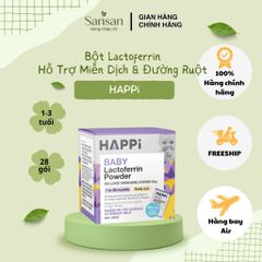 Bột Lactoferrin HAPPi Baby Úc Cho Bé 1-36 Tháng, Hộp 28 Gói, Hỗ Trợ Miễn Dịch & Đường Ruột