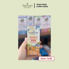 TPBVSK Vitamin D3 Nordic Naturals Baby 400IU Cho Bé Sơ Sinh 22.5ml - Xách tay/ Nhập khẩu