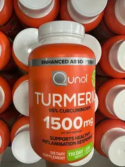 Viên uống tinh chất nghệ Qunol Turmeric 1500mg - 220 vien. chinh hang my