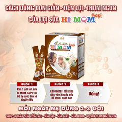 Cốm Lợi Sữa Hi Mom HaPi, Hỗ Trợ tăng Tiết Sữa, Giảm Nguy Cơ Tắc Tuyến Sữa, Chè Vằng Mát Sữa, Con Tăng Cân Đều