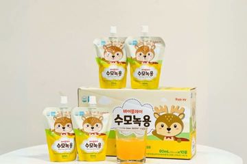Gạc hươu non Sumo tăng cân cho trẻ, hỗ trợ cải thiện biếng ăn - Hàn Quốc, 10 gói x 80ml, bổ sung dinh dưỡng hiệu quả cho bé 1 tuổi trở lên