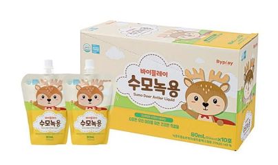 Gạc hươu non Sumo tăng cân cho trẻ, hỗ trợ cải thiện biếng ăn - Hàn Quốc, 10 gói x 80ml, bổ sung dinh dưỡng hiệu quả cho bé 1 tuổi trở lên