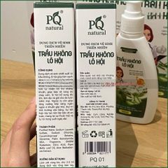 1 HỘP DUNG DỊCH VỆ SINH TRẦU KHÔNG LÔ HỘI PQ NATURAL - DUNG DỊCH VỆ SINH PHỤ NỮ THIÊN NHIÊN, GIÚP KHỬ MÙI, SÁT KHUẨN, NGĂN NGỪA VIÊM NHIỄM PHỤ KHOA - CHAI 150ML