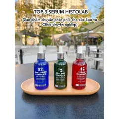 Serum cấp ẩm phục hồi dưỡng trắng da Histolab Hyaluron complex 62%/ 47% Vita C Complex/ 72% Azulene/ 63% EGF 50ml