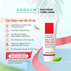 Kem Dưỡng Da Đa Năng AHOHWA Peptide Hydrogel Multi Cream - Giúp Dưỡng Ẩm, Phục Hồi, Chống Lão Hoá, Giảm Nếp Nhăn