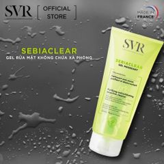 Sữa rửa mặt dạng gel cho da dầu mụn SVR Sebiaclear Gel Moussant 55ml/ 200ml/ 400ml  [NHẬP KHẨU CHÍNH HÃNG 100%]
