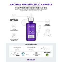 Tinh Chất Dưỡng Sáng, Thu Nhỏ Lỗ Chân Lông Ahohwa Pore Niacinamide 20% 30ml