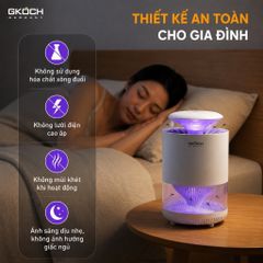 Máy bắt muỗi sinh học GKÖCH YG-M006 3W cổng USB-C hoạt động êm