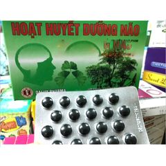 Cải thiện trí nhớ và chứng mất ngủ hoạt huyết dưỡng não giảm đau đầu chóng mặt, ngủ k ngon giấc, trí nhớ kém 100 viên