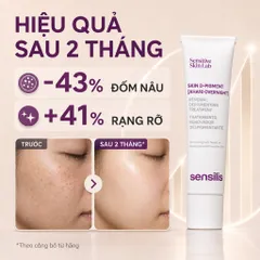 Sensilis Skin D-Pigment AHA10 Overnight Kem Dưỡng Mờ Thâm Nám Sáng Da Ban Đêm Chính Hãng