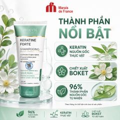 Biocyte Keratine Forte Shampooing 200ml - Dầu Gội Keratin Bồ Kết, Mềm Mượt Tóc Khô Xơ Chính Hãng