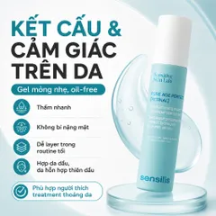 Serum Sensilis Pure Age Perfection Retinal 50ml Chống Lão Hóa Da Dầu Bí Tắc Nhạy Cảm