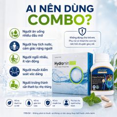 Combo Viên Uống Hydromin Off 30 Viên Vitatree Organ Fat Detox 60 Viên Hỗ Trợ Giảm Tích Nước Gọn Dáng