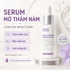 Serum Sensilis Skin D-Pigment ATX B3 30ml Mờ Thâm Nám, Đốm Nâu Cho Da Nhạy Cảm