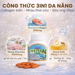 Viên Uống Marine Collagen – Hỗ Trợ Da Căng Mịn, Giảm Lão Hóa, Tóc Móng Chắc Khỏe 755036