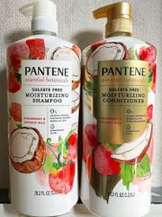 Set dầu gội và xả Pantene Essential Botanicals Sulfate Free Moisturizing Shampoo & Conditioner 1.13L