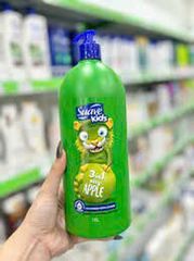 Sữa tắm gội xả cho bé Suave Kids 3 in 1 Watermelon Wonder and silly Apple chai 1.18 Lít