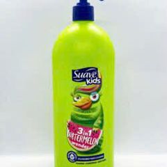 Sữa tắm gội xả cho bé Suave Kids 3 in 1 Watermelon Wonder and silly Apple chai 1.18 Lít