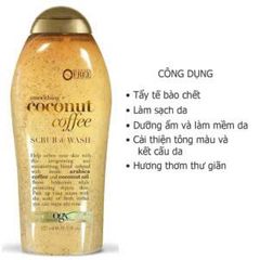 Coconut Coffee OGX Sữa Tắm Tẩy Tế Bào Chết 577ml