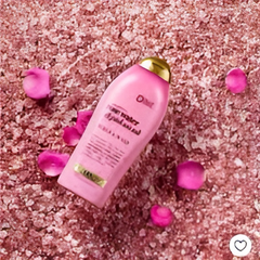 Sữa Tắm Tẩy Tế Bào Chết OGX Sensitive + Rose Water & Pink Sea Salt Scrub & Wash