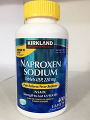 Viên uống giảm đau hạ sốt Kirkland Signature Naproxen Sodium 220mg 400 .V