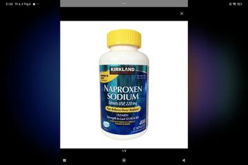 Viên uống giảm đau hạ sốt Kirkland Signature Naproxen Sodium 220mg 400 .V