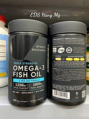 Thực phẩm chức năng Dầu cá SR Triple Strength Omega-3 Fish Oil 150 viên của Mỹ
