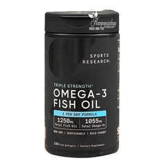 Thực phẩm chức năng Dầu cá SR Triple Strength Omega-3 Fish Oil 150 viên chinh hang Mỹ