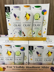 Bộ 3 Chai Sữa Tắm Olay Essential Botanicals Body Wash