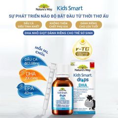 DHA Nature's Way Kids Smart Drops tăng chỉ số IQ, giúp trẻ thông minh vượt trội, Hộp 20ml