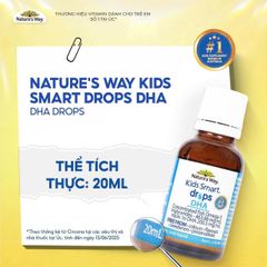 DHA Nature's Way Kids Smart Drops tăng chỉ số IQ, giúp trẻ thông minh vượt trội, Hộp 20ml