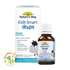 DHA Nature's Way Kids Smart Drops tăng chỉ số IQ, giúp trẻ thông minh vượt trội, Hộp 20ml