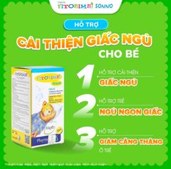 Siro hỗ trợ ngủ ngon cho bé Fitobimbi Sonno - Chiết xuất tháo dược tự nhiên, giảm khó ngủ và căng thẳng, dung tích 30ml 755265