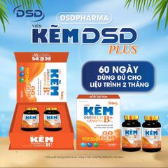 Kẽm DSD Plus 30 Ngày, 60 Ngày - Viên uống DSD bổ sung Kẽm Biozinc - Tăng cường sinh lực