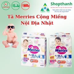 Tã Giấy Meires Nhật Bản Tiện Lợi Dán & Quần Cho Bé Sơ Sinh Đến Bé Tập Đi An Toàn Không Kích Ứng