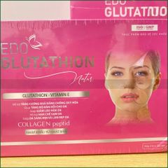 1 HỘP EDO GLUTATHION NATUS - VIÊN UỐNG TRẮNG DA, CHỐNG OXY HÓA, HẠN CHẾ LÃO HÓA DA - HỘP 60 VIÊN (30 VIÊN ĐỎ + 30 VIÊN HỒNG)