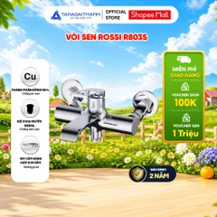 Vòi Sen Rossi R803S Có Nóng Lạnh, Bảo Hành 2 Năm, Thiết Kế Tinh Tế Chuẩn Tây Ban Nha