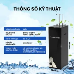[GIAO LẮP TQ] Máy lọc nước RO nóng lạnh Tân Á Đại Thành Plus 8 Lõi - Chính hãng, Bảo Hành 12 Tháng