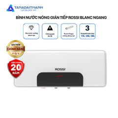 Combo Tắm Tiện Nghi Gồm Bình Nước Nóng Rossi Blanc 15L 20L 30L Và Vòi Sen Rossi R801S
