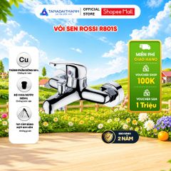 Vòi Sen Rossi R801S Có Nóng Lạnh, Bảo Hành 2 Năm, Thiết Kế Tinh Tế Chuẩn Tây Ban Nha