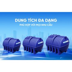 [GIAO MIỀN BẮC] Bồn nước nhựa Tân Á Ex Ngang 500N 1000N 1500N 2000N - Chính hãng, Bảo hành 5 năm, Chỉ bán miền Bắc