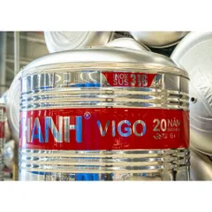 [GIAO MIỀN NAM] Bồn nước inox Đại Thành Vigo SUS 316 Đứng 500D 1000D 1500D 2000D - Chính hãng, Bảo hành 20 năm