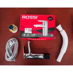 Vòi Chậu Lavabo Rossi R802V1 Lõi Đồng Cao Cấp, Có Nóng Lạnh, BH 2 Năm