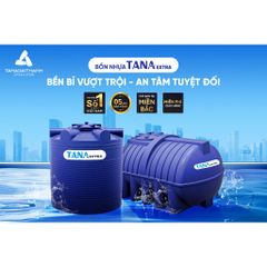 [GIAO MIỀN BẮC] Bồn nước nhựa Tân Á Ex Đứng 500D 1000D 1500D 2000D - Chính hãng, Bảo hành 5 năm