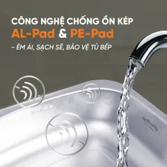 Chậu Rửa Bát Wonang WKJ08551 Inox 304 Nhập Khẩu Hàn Quốc Chính Hãng Bảo Hành 5 Năm