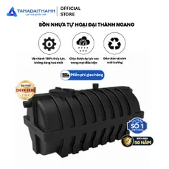 [GIAO MIỀN BẮC] Bồn nhựa tự hoại Đại Thành Ngang 1700N 2200N - Chính hãng, Bảo hành 50 năm