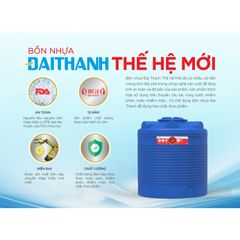 [GIAO MIỀN NAM] Bồn nước nhựa Đại Thành Thế Hệ Mới Đứng 500D 1000D 1500D 2000D - Chính hãng, Bảo hành 25 năm